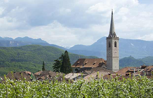 Blick auf Kaltern