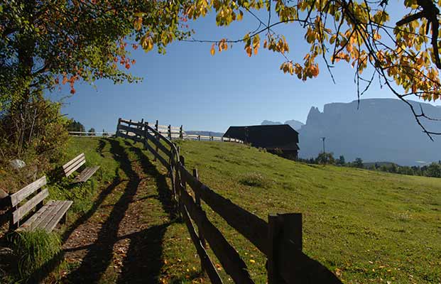 Blick auf Klobenstein