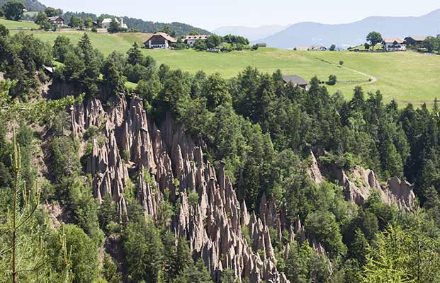 Oberbozen mit seinen Erdpyramiden