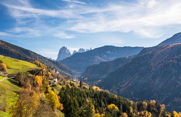 Blick auf Lajen