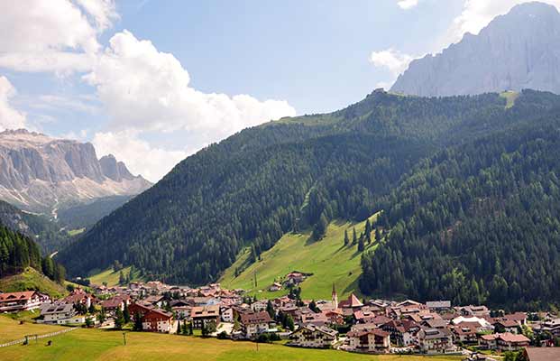 Blick auf Wolkenstein