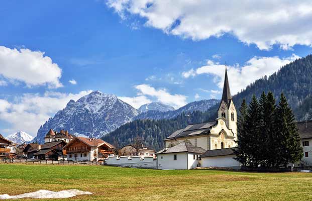 Blick auf Enneberg