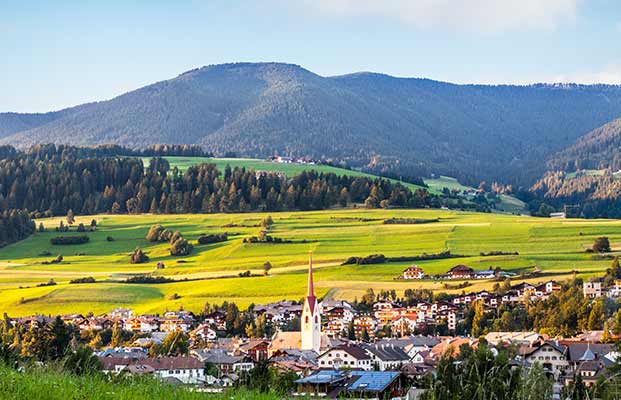 Blick auf Welsberg