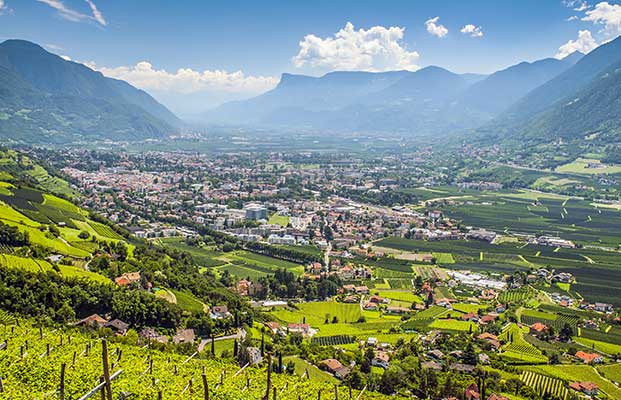 Blick auf Meran