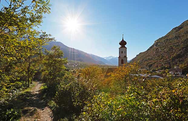 Blick auf Naturns