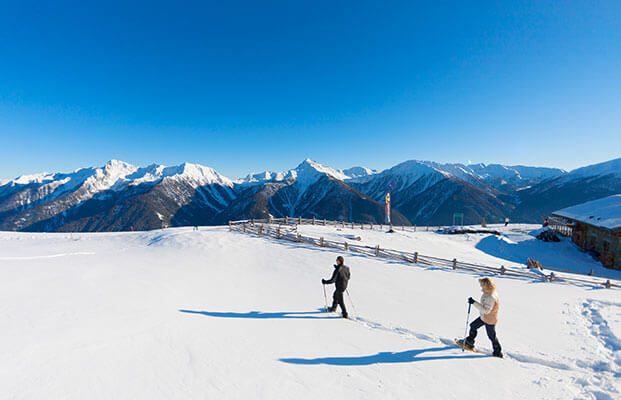 Schneeschuhwanderung in Ulten