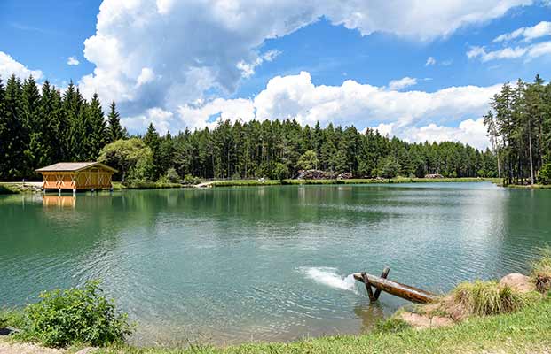 Blick auf den Völser Weiher