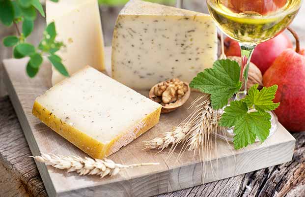 Butter, Käse, Topfen